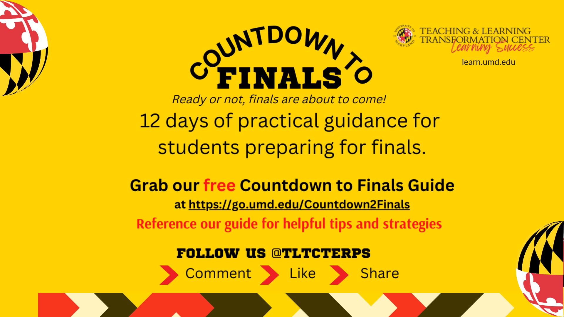Countdown to Finals Overview