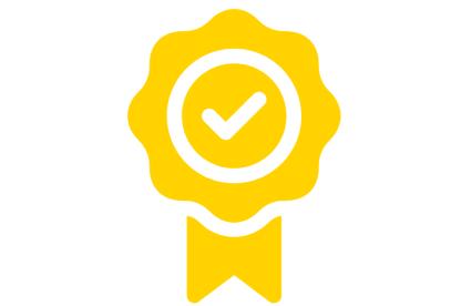 Yellow Badge Icon 