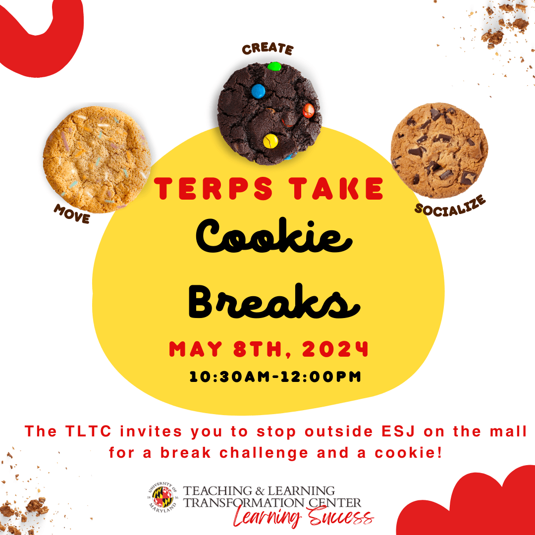 Brain Cookie Breaks Flyer, May 8th, 2024 10:30 AM - 12:00 OM