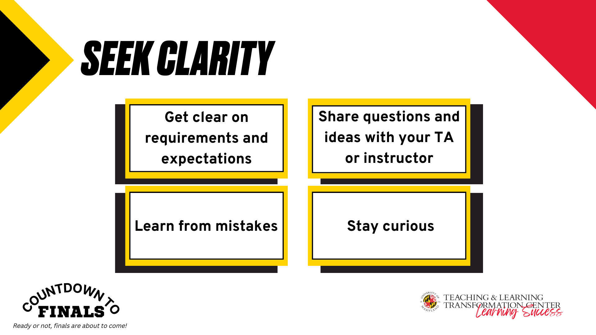 Seek Clarity