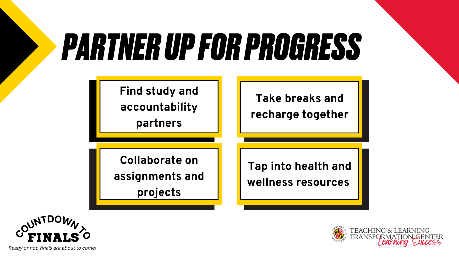 Partner up for Progress